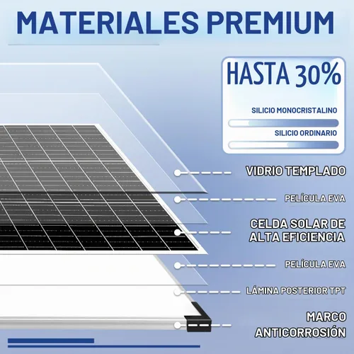 Vista 5 de Kit de panel solar de 100 W, mantenedor de batería de 12 V