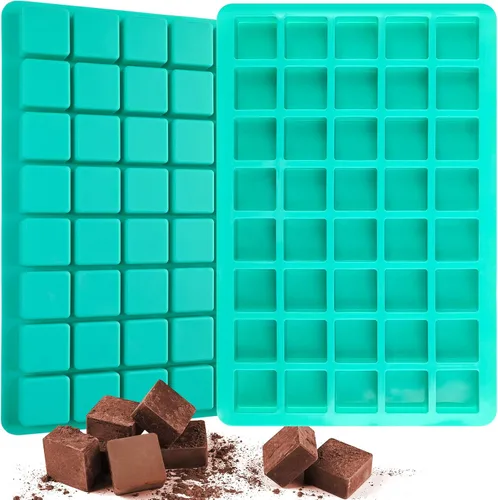 Vista 32 de Sakolla 3 piezas de moldes redondos de silicona para galletas de chocolate, moldes cilíndricos de 12 cavidades para Oreos cubiertas de chocolate