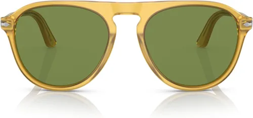 Vista 9 de Persol mens Po3302s Aviator Sunglasses Polarizado degradado negro/gris