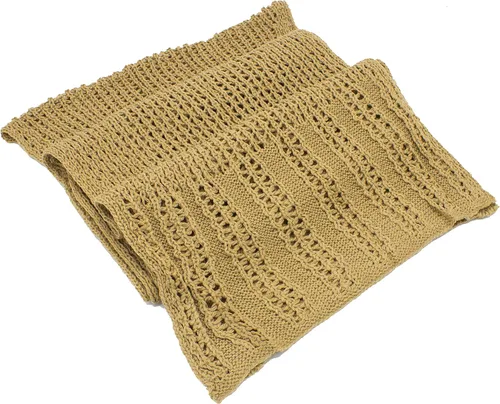 Vista 2 de stylesilove Bufanda oblonga de color sólido de punto clásico para mujer