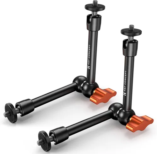 Vista 9 de K&F CONCEPT Brazo mágico de 9.8", cabezas de bola de 360° del brazo