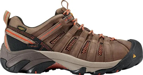 Vista 6 de KEEN Utility Zapatos de Trabajo Flint Low con Punta de Acero para Hombre Shitake/Rust