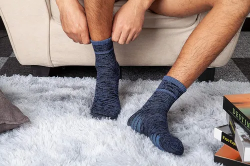 Vista 7 de ui Performance Cushion - Calcetines deportivos de algodón para hombre paquete de 48