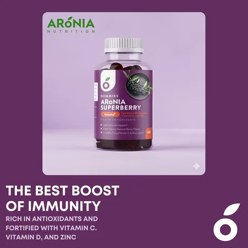 Vista 7 de Aronia SuperBerry - Gomitas de apoyo inmunológico diario, ricas en antioxidantes, mejor que la baya del saúco, gran sabor a bayas naturales, 60