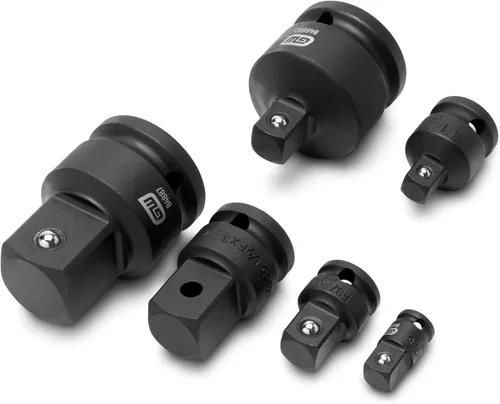 Vista 4 de GEARWRENCH - Juego de 6 adaptadores de impacto de 1/4", 3/8", 1/2", 3/4" 84928A-07 (Paquete de 12)