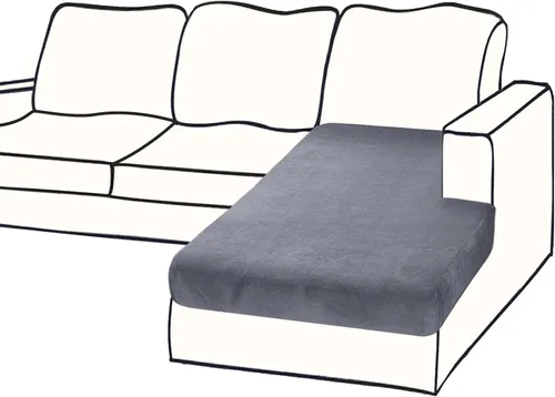 Vista 13 de BT.WA Funda de Cojín de Sofá de Terciopelo 1 Pieza Funda de Cojín de Asiento Elástica Funda de Sillón Fundas Separadas de Sofá Seccional Protector