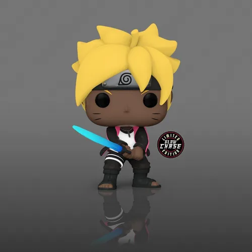 Vista 3 de Funko Pop! Animación: Boruto - Naruto Next Generations Boruto con hoja de chakra que brilla en la oscuridad Chase AAA Anime Exclusivo incluido