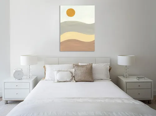 Vista 2 de Jaxson Rea "Retro Abstract II Gallery Wrapped Canvas by Danhui Nai, 12" x 16