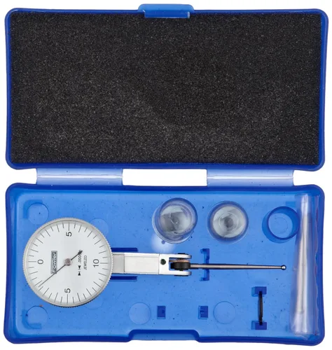 Vista 3 de Fowler 52-562-781-0, indicador de prueba horizontal con rango de medición de 0-0.020" (blanco)
