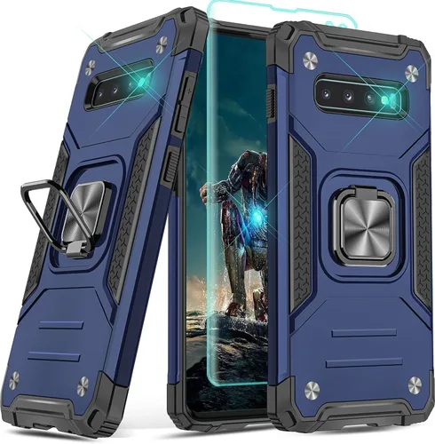Vista 54 de YmhxcY Funda para Galaxy Note 8, funda para Galaxy Note 8 con protector de pantalla curvado 3D, fundas de grado armadura con soporte giratorio