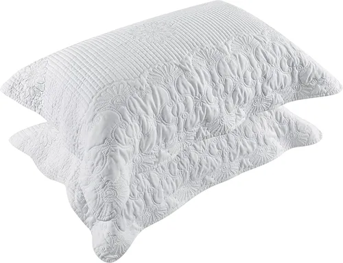 Vista 12 de BOSOWOS Fundas de almohada tamaño Queen de 20 x 30 pulgadas, juego de 2, ultrasuaves y transpirables, fundas de almohada acolchadas para dormir Gris