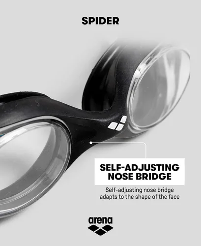 Vista 5 de ARENA Gafas de natación unisex para adultos, para principiantes, hombres y mujeres, para fitness, natación, antiniebla, sin espejo, sin sello