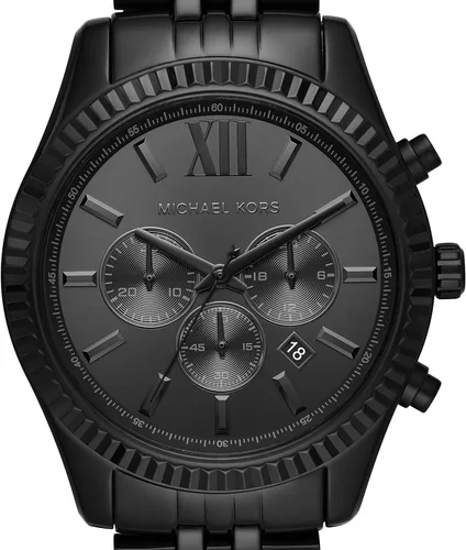 Vista 3 de Michael Kors - Reloj cronógrafo Lexington de acero inoxidable