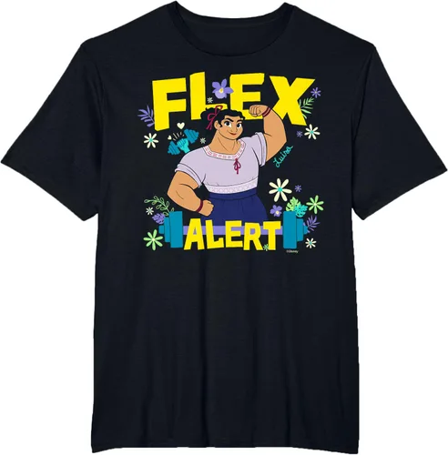Vista 35 de Disney Encanto Luisa Madrigal Flex Alert Camiseta, Negro