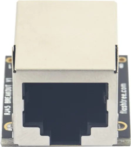 Vista 2 de whiteeeen 4 unids RJ45 Breakout Board 8P8C Jack Conector Ethernet con 8Pin 2 Tipo Cabeceras Pin (Ángel recto y derecho)
