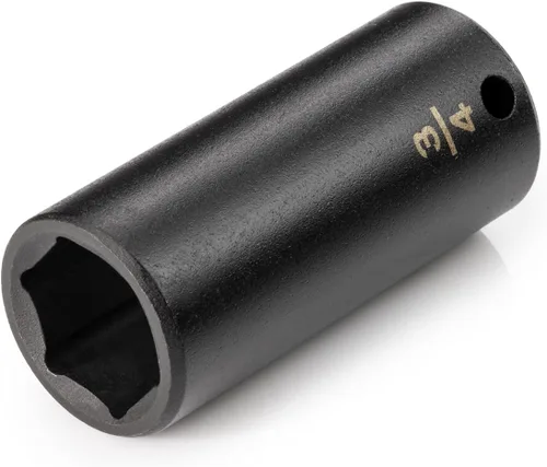 Vista 64 de TEKTON Zócalo de impacto de 6 puntos de 1 pulgada de profundidad de 3/8 pulgadas x 1 pulgada SID13025