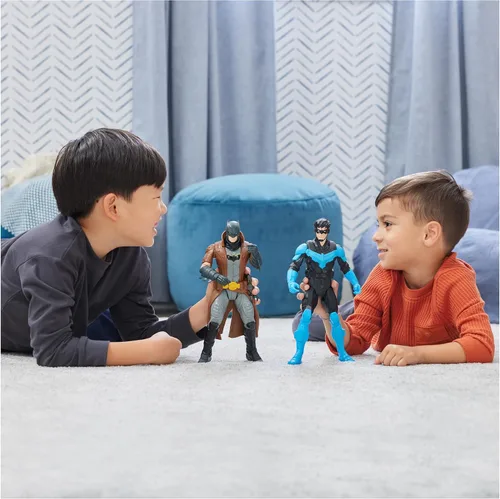 Vista 2 de DC Comics - Figura de acción de Nightwing de 12 pulgadas, juguetes para niños y niñas, edades 3+ Multicolor