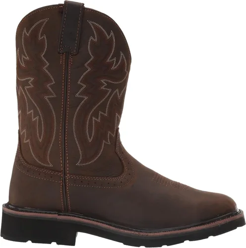 Vista 6 de Wolverine Botas de trabajo Rancher de 10 pulgadas con punta cuadrada de acero