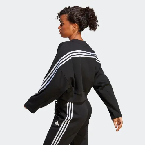Vista 4 de adidas Sudadera Future Icon Three Stripes para mujer