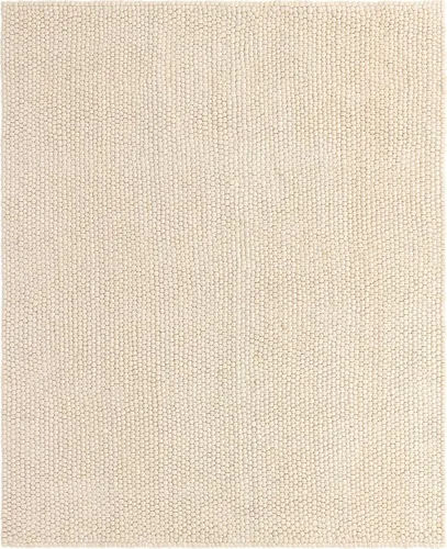 Vista 8 de Unique Loom Felt Ball Collection - Alfombra de área (8 x 10 pies, rectangular, marfil)
