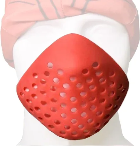 Vista 6 de Soporte interior de máscara 3D para un uso cómodo de la máscara, marco de soporte interno para pasamontañas, carcasa de silicona para cosplay
