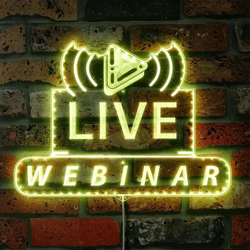 Vista 21 de ADVPRO Grabación en vivo en el aire RGB Dynamic Glam LED Sign - Forma de corte a borde - Decoración de pared inteligente 3D - Iluminación dinámica