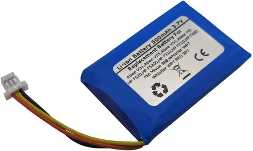 Vista 2 de Batería de repuesto de 3.7V 500mAh para Abee V31, V35, V51, M3, HP F520, F520G, F310, F210, F300, Mio Mivue 388, Whistler WP7, Whistler WP7 PRO SP7