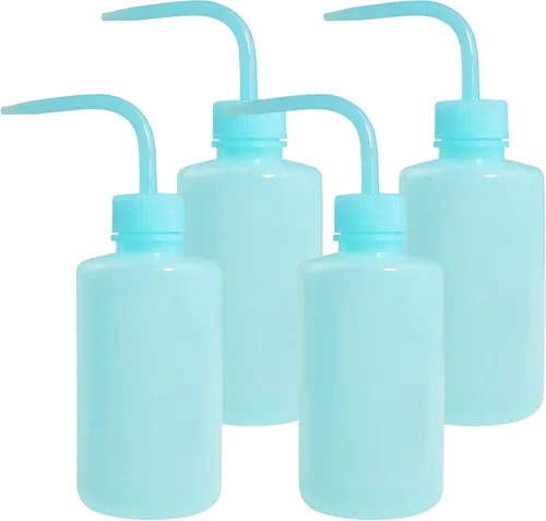 Vista 12 de Paquete de 4 botellas de lavado de tatuajes con difusor de chorro de agua (negro, 5.1 fl oz)