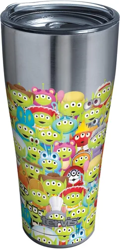Vista 12 de Tervis Disney Pixar - Vaso aislado de doble pared de Toy Story Alien Made in Estados Unidos mantiene las bebidas frías y calientes, 16 onzas, clásico