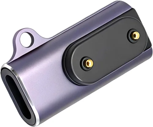 Vista 9 de Adaptadores de carga de múltiples dispositivos para varias bandas inteligentes Relojes herramienta Menos instalación compacto viaje Desig Plateado