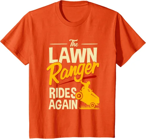 Vista 29 de The Lawn Ranger Rides Again - Camiseta de corte de césped Azul Marino