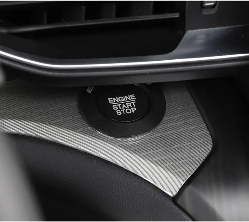 Vista 5 de Rifoda Para caja de cambios Ford Explorer, anillo de botón de arranque del motor, botón de parada del motor, anillo de perilla VOL, anillo de modo