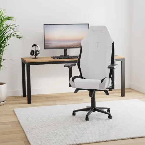 Vista 2 de Secretlab Titan Evo XL Arctic White - Silla para juegos, tela, color blanco, ergonómica Blanco ártico