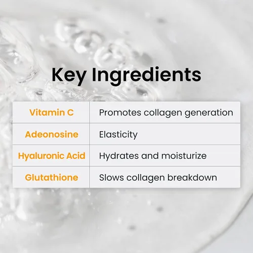 Vista 4 de Ampolla de niacinamida al 20% de vitamina C – CUSKIN Cuidado coreano de la piel con niacinamida, glutatión, ácido hialurónico, adenosina, pantenol