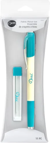 Vista 2 de Dritz Mechanical, 0.035 in, juego de lápices de tela blanca, multicolor, 1 unidad (paquete de 1)