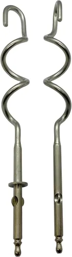 Vista 3 de Cuisinart CHM-DH 2 Ganchos de repuesto para masa de acero inoxidable para modelos CHM-3, CHM-5, CHM-7, HM-50 HM-70 HM-90, HTM-3, HTM-5, HTM-7 y HTM-9
