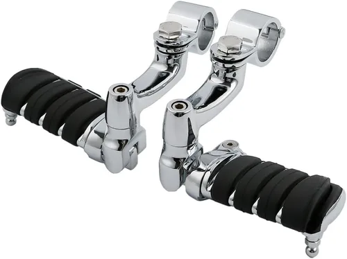 Vista 38 de TCT-MOTORPARTS Soportes de clavijas de pie de barra de carretera negro para Harley Touring 22/25/32/1.378 in
