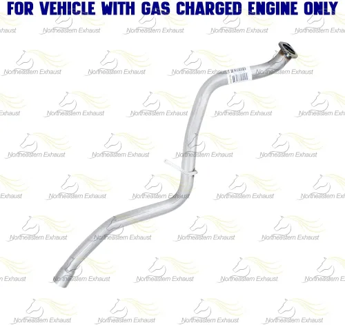 Vista 3 de Kit de sistema de escape de resonador, tubo intermedio y silenciador compatible con Subaru Crosstrek 2016-2017, XV Crosstrek 2013-2015 y Impreza