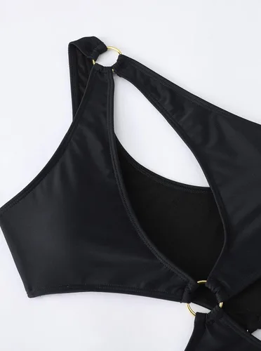 Vista 5 de Benfoly Traje de baño sexy de una pieza traje de baño de corte alto para mujer Monokini