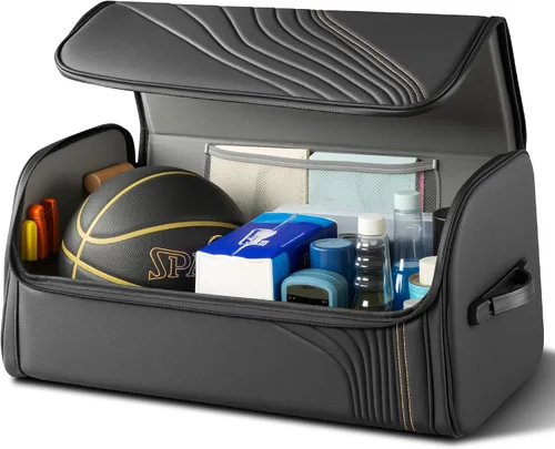 Vista 10 de TOPABYTE Organizador de maletero de coche con capacidad de tapa, bolsa