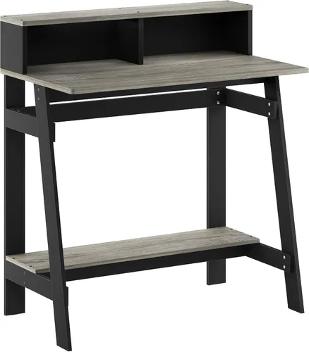 Vista 13 de Furinno Simplistic - Escritorio de 32 pulgadas de ancho, escritorio para Pino ámbar