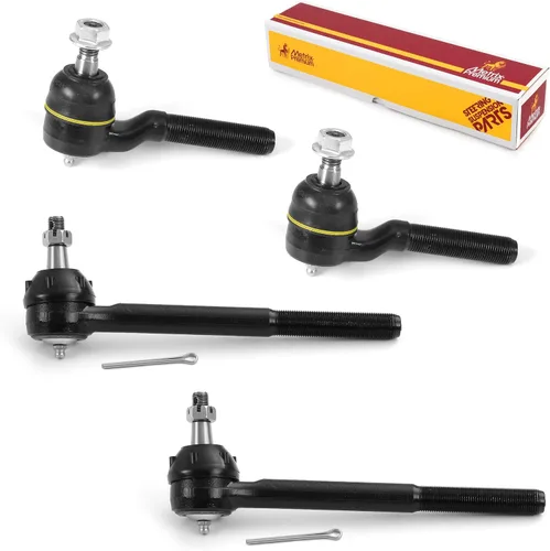 Vista 66 de Metrix Premium Chassis Parts - Kit de 4 piezas de extremos de barra de acoplamiento frontal exterior e interior compatible con Nissan Pathfinder