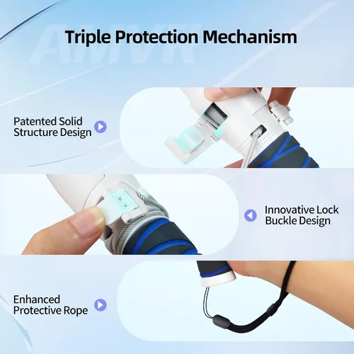 Vista 4 de AMVR Handle Attachments and Controller Straps Compatible with MetaOculus Quest 3 Controller Accessories(Not for Charging Dock)