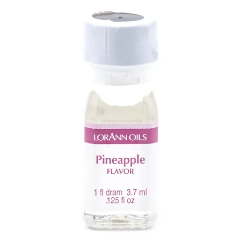 Vista 6 de LorAnn Oils Paquete variado de 6 sabores súper fuertes, 1 dram (ponche tropical, limonada, pera, granada, piña y melocotón) con un gotero gratis