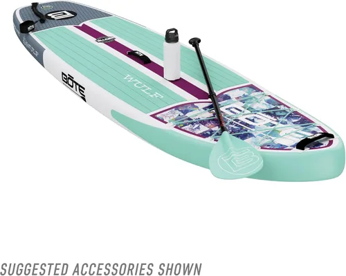 Vista 5 de BOTE Wulf Aero Kit de Tabla de Paddle Inflable para Estar de Pie Incluye Accesorios Remo Ajustable Bolsa de Viaje iSUP Bomba Inflable Correa
