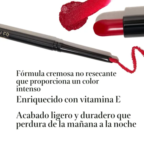 Vista 3 de LAURA GELLER NEW YORK Lápiz labial clásico moderno - Berry Bliss - Color ultra rico - Lujoso y ligero - Acabado crema