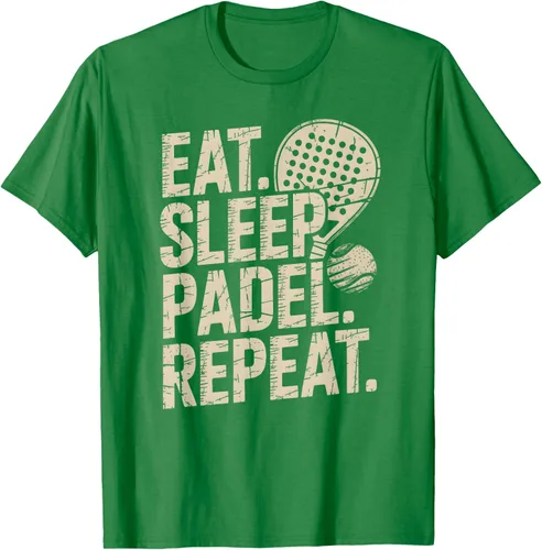 Vista 59 de Camiseta Eat Sleep Padel Repeat Padel Jugador de Tenis