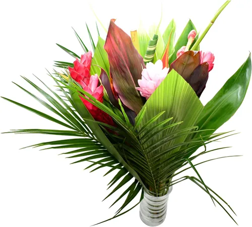 Vista 2 de eflowerwholesale - Ramo tropical premium de Costa Rica -Este producto es de una marca de pequeñas empresas