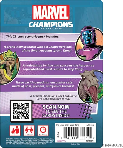 Vista 2 de Marvel Champions The Card Game The Once and Future Kang - Juego de estrategia cooperativa de superhéroes para niños y adultos, a partir de 14 años