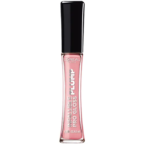 Vista 19 de L'Oréal Paris Infallible Pro Gloss Plump - Brillo labial con ácido hialurónico, brillo voluminizador de larga duración, los labios se ven Blossom